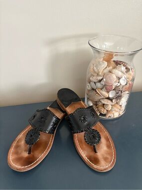 Jack Rogers black sandals 8 1/2